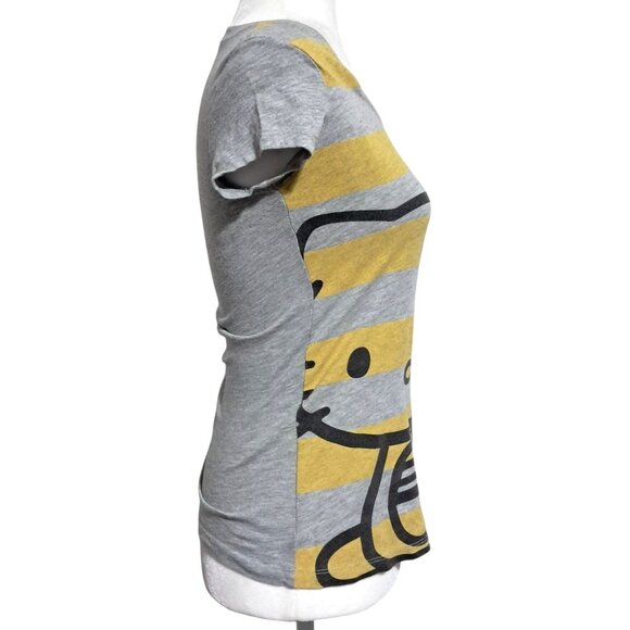 Y2K Hello Kitty Sanrio Womens Size S Striped Graphic T-Shirt Short Sleeve 2007 - Picture 7 of 7